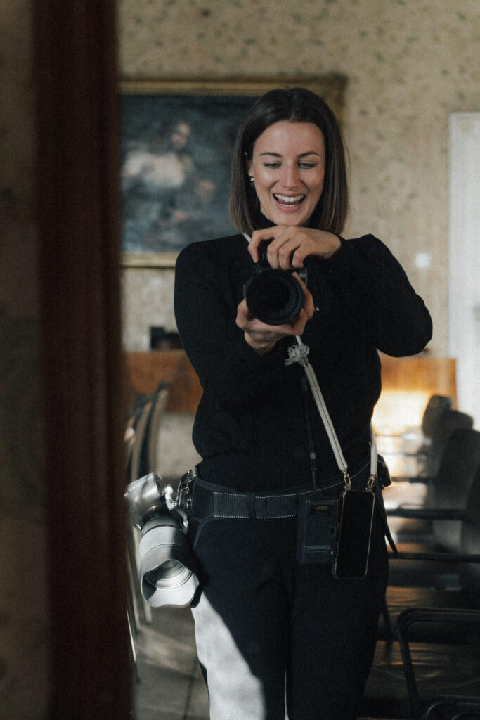 Maria Bruckmaier, professional wedding photographer, capturing elegant and timeless moments